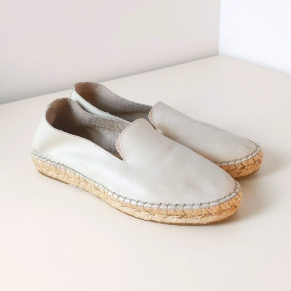 Free People Laurel Canyon Leather Espadrilles, 37